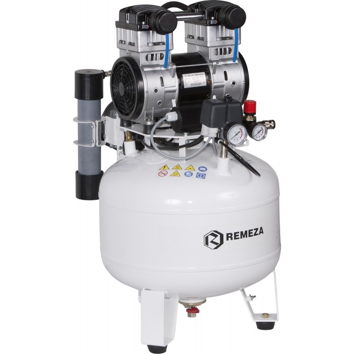 Поршневой компрессор Remeza КМ-50.OLD20Д, коаксиальный привод, безмасляный, 140 л/мин, 220В
