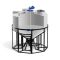 Емкость конусообразная Polimer-Group KV 3000, в обрешетке, 3000л, с лопастной мешалкой