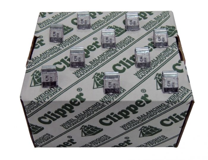 Набивные грузики для стальных дисков CLIPPER 0205, 5г, набор 200шт.