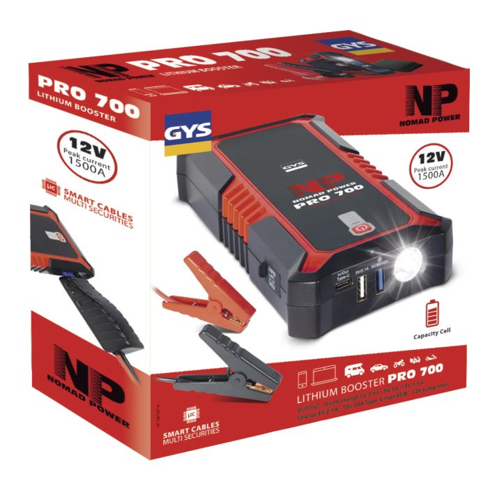 Пуско-зарядное устройство автономное GYS NOMAD POWER PRO 700, 600А