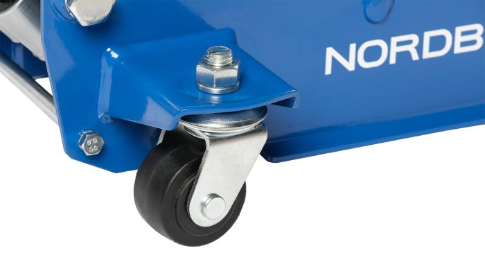 Домкрат подкатной гидравлический 3 тонны Nordberg N32030G серый, автомобильный