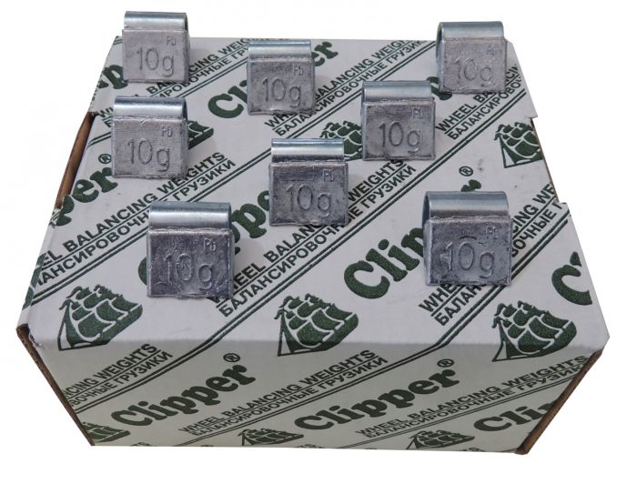 Грузики балансировочные для литых дисков 10г CLIPPER 0310, набор 100шт.