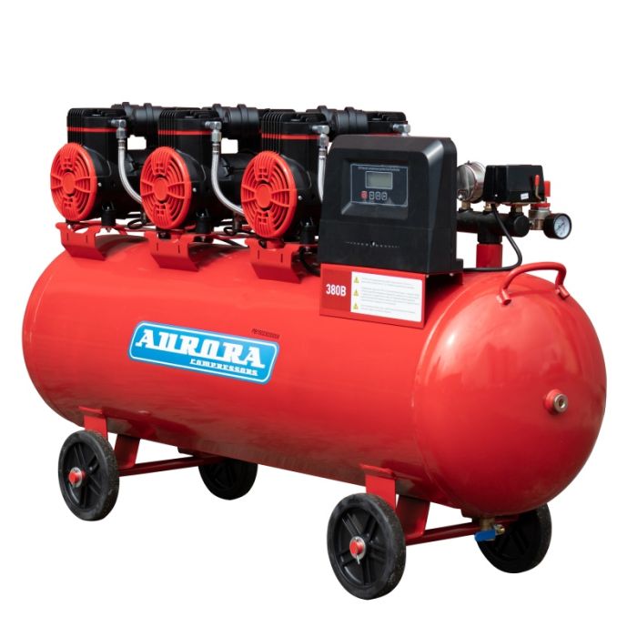 Поршневой компрессор Aurora PASSAT-150 MODULE, коаксиальный привод, безмасляный, 750 л/мин, 380В