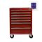 Тележка инструментальная Станкоимпорт BTD-270071CS red, закрытая, 7 ящиков