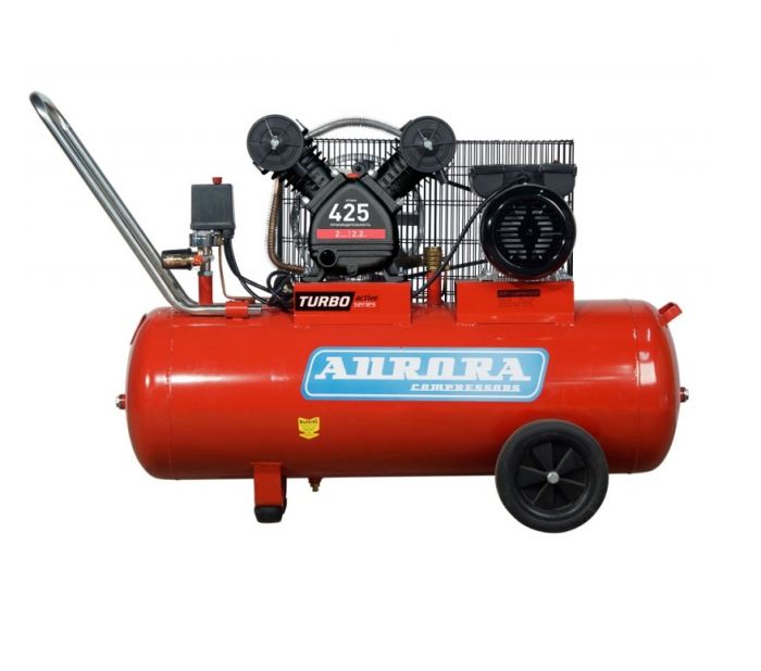 Поршневой компрессор Aurora CYCLON-75 TURBO, ременной привод, масляный, 425 л/мин, 220В