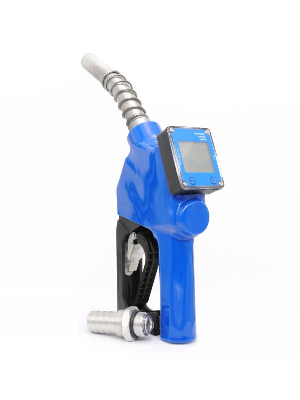 Заправочный пистолет Petropump K028 для бензина, дизеля, автоматический, счётчик, 3/4", 60 л/мин