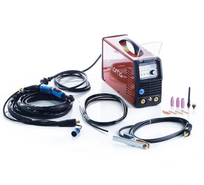 Сварочный аппарат инверторный Flama TIG 200E AC/DC PULSE, TIG, 220В