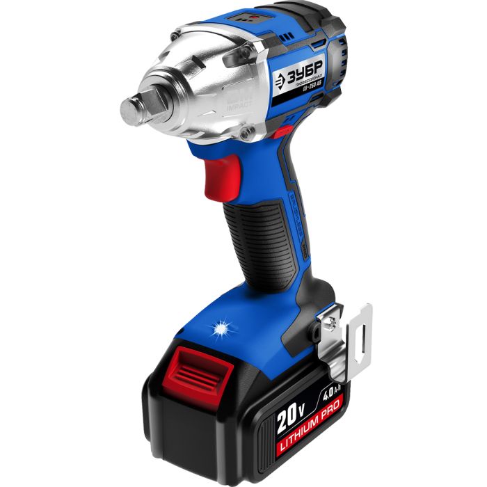 Гайковерт аккумуляторный ударный ЗУБР GB-250 A5, 1/2", 280 Нм