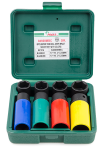 Набор ударных головок Hans 84608MBC, 1/2", 17-22мм, 8 предметов