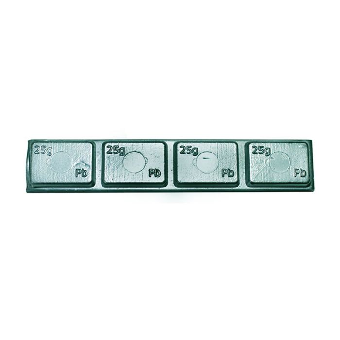 Самоклеящиеся балансировочные грузики NormBalance 0065, 4*25 г, 25 шт., свинец