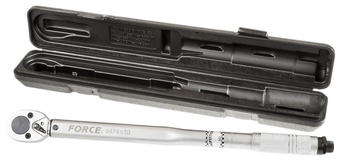 Динамометрический ключ FORCE 6474630, предельный, 70-350 Нм, 1/2"