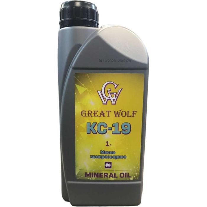Масло компрессорное Great Wolf KC-19, минеральное, 1л