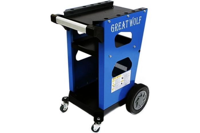 Сварочный аппарат точечной сварки (споттер) Great Wolf GW-65L, 380В, 4200А, на тележке