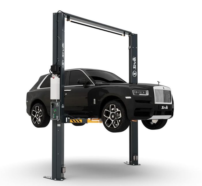 Подъемник двухстоечный автомобильный 4,2 тонны Sivik ПГА-4200-Е_grey, электрогидравлический, 380В
