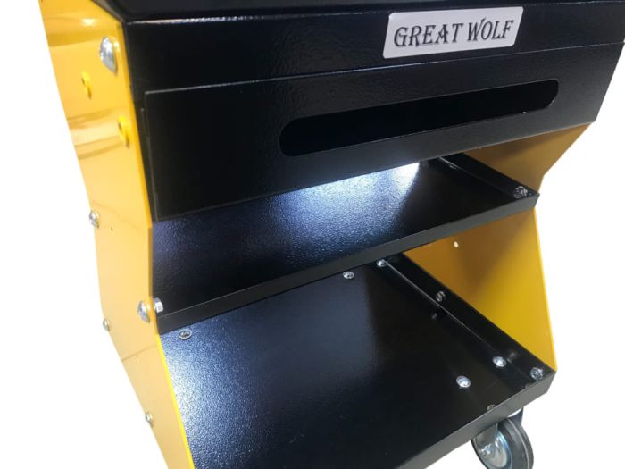 Подкатной ремонтный стул Great Wolf GWT-Y1, желтый
