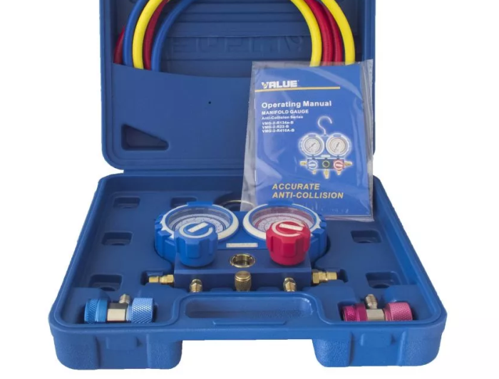 Манометрический коллектор Value VMG-2 R134A-B в кейсе