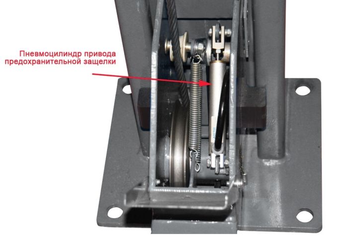 Подъемник четырехстоечный 6,5 тонн KraftWell KRW6.5, электрогидравлический, для слесарных работ, 380В