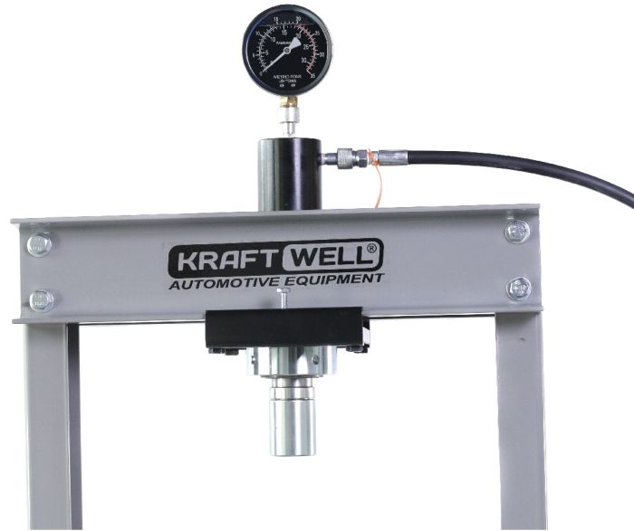 Пресс гидравлический ручной/ножной 20 тонн KraftWell KRWPR20F, напольный, гаражный