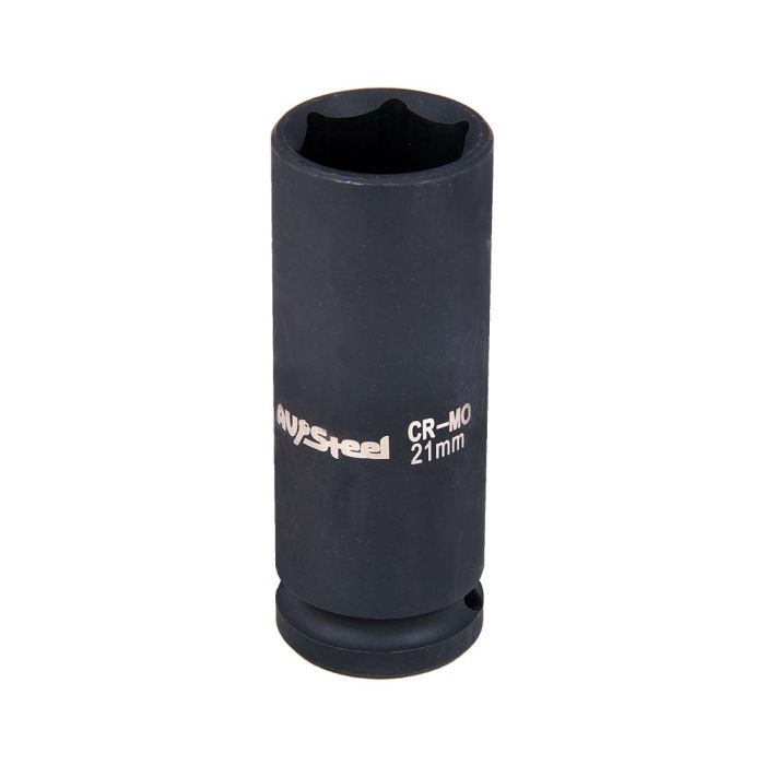Головка ударная длинная AV Steel AV-720121, 6-гр., 1/2", 21мм