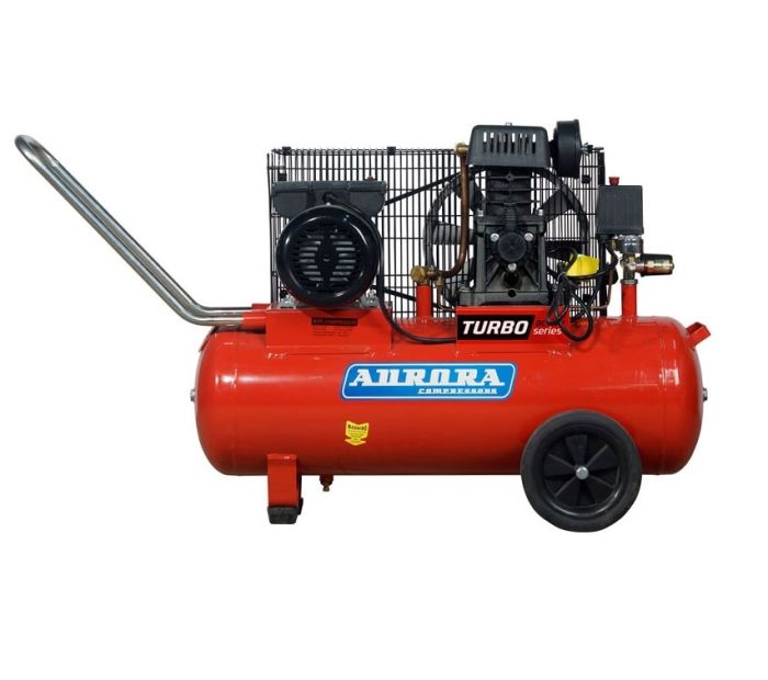 Поршневой компрессор Aurora Storm-50 TURBO, ременной привод, масляный, 360 л/мин, 220В