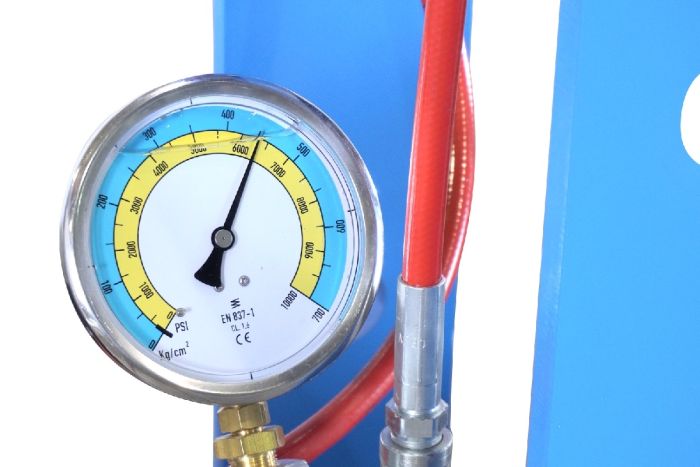 Пресс электрогидравлический 100 тонн MEGA K100E, напольный, гаражный
