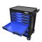 Тележка инструментальная Great Wolf GW-7ST Blue, закрытая 7 ящиков