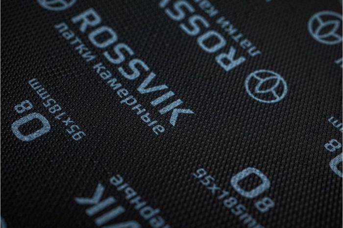 Латки овальные для ремонта камер Rossvik О8, 95х185мм, 20шт.