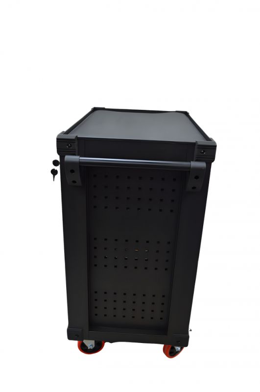 Тележка инструментальная Great Wolf GW-7ST Black, закрытая, 7 ящиков