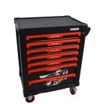Тележка инструментальная Great Wolf GW-7ST Black, закрытая, 7 ящиков