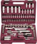 Набор инструментов в кейсе Thorvik UTS0094MP, 94 предмета, с трещоткой, 1/2", 1/4"