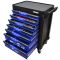 Тележка инструментальная Great Wolf GW-7ST2 Blue, 7 ящиков, с набором инструментов 324пр.