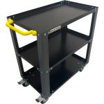 Тележка инструментальная Great Wolf GWT-G3, открытая, 3 полки, колеса с тормозом