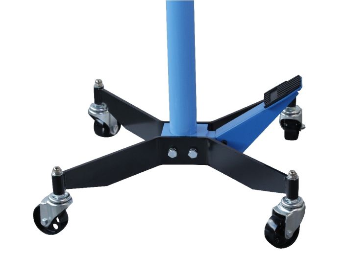 Стойка трансмиссионная гидравлическая 600 кг KraftWell KRWTJ6_blue, одноступенчатая