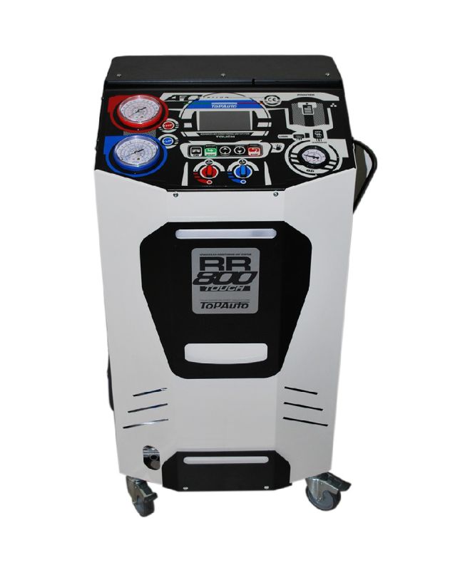 Станция для заправки автокондиционеров TopAuto RR800Touch, автоматическая, 113 л/мин
