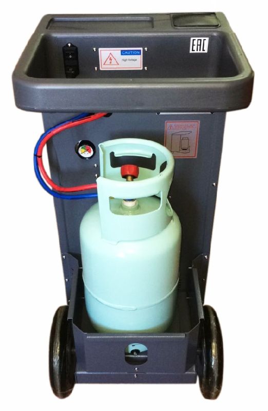 Станция для заправки автокондиционеров KraftWell AC1500, автоматическая, 120 л/мин