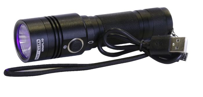 Фонарик ультрафиолетовый KraftWell KRW-FL10 для поиска утечек