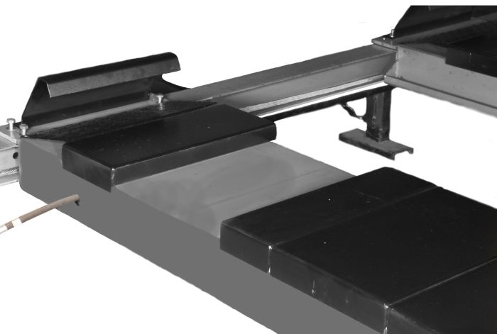 Подъемник четырехстоечный 4,5 тонн KraftWell KRW450AT, электрогидравлический, для сход-развала, 380В