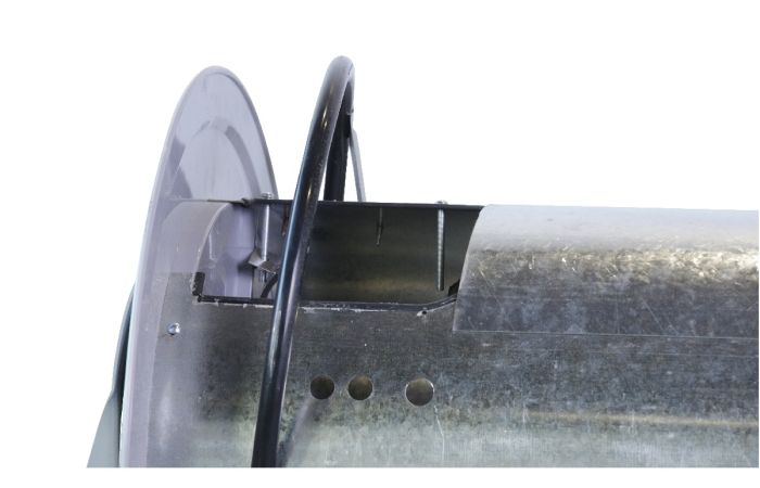 Катушка для вытяжного шланга 127мм KraftWell KRW-ER-127