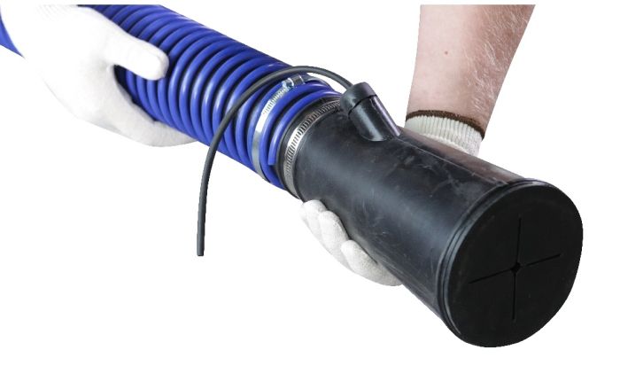 Насадка газоприемная круглая 127 мм KraftWell KRW-EN-127R
