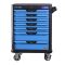 Тележка инструментальная KraftWell KRW-TTB+SET277, закрытая, 7 ящиков, с комплектом инструментов 277пр.