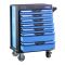 Тележка инструментальная KraftWell KRW-TTB+SET277, закрытая, 7 ящиков, с комплектом инструментов 277пр.