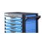 Тележка инструментальная KraftWell KRW-TTB+SET277, закрытая, 7 ящиков, с комплектом инструментов 277пр.
