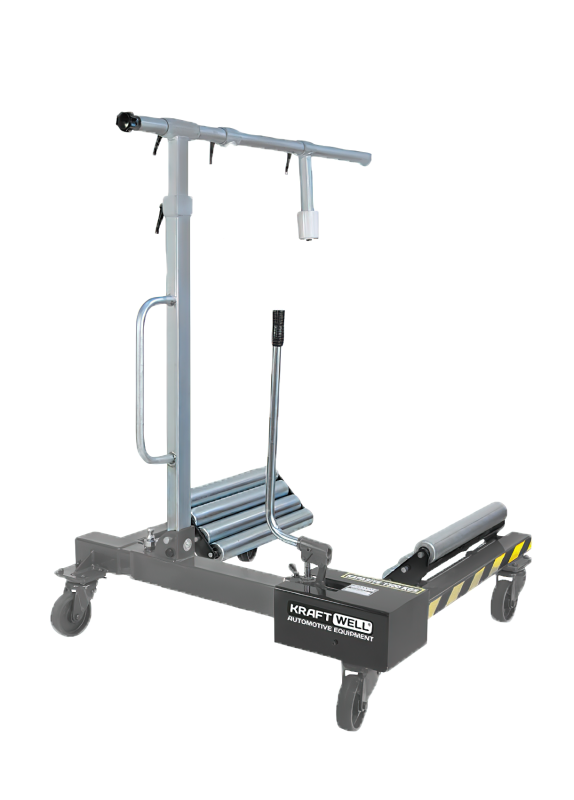 Тележка гидравлическая для колёс 1.5 тонн KraftWell KRW-WD15