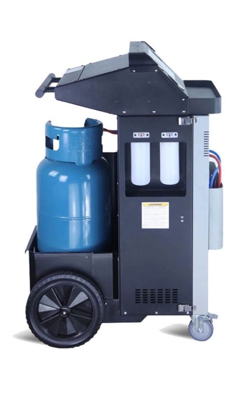 Станция для заправки автокондиционеров KraftWell AC2000, автоматическая, 120 л/мин