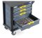 Тележка инструментальная KraftWell KRW-TTG+SET157, закрытая, 5 ящиков, с набором инструментов 157пр.