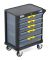 Тележка инструментальная KraftWell KRW-T5D, закрытая, 5 ящиков