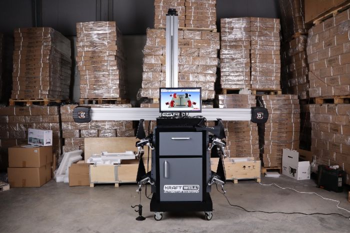 Стенд сход развала 3D KraftWell KRW3DWA-III, напольный, с лифтом, ПК в комплекте