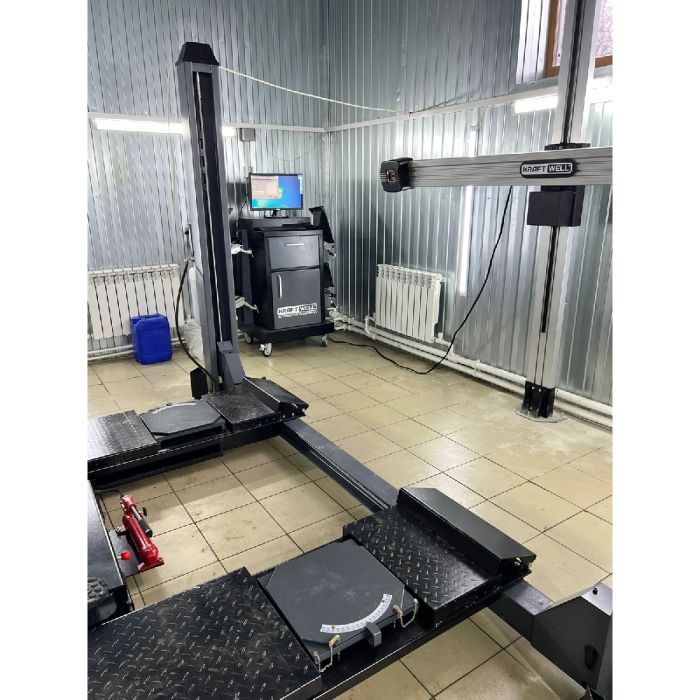 Стенд сход развала 3D KraftWell KRW3DWA-III, напольный, с лифтом, ПК в комплекте