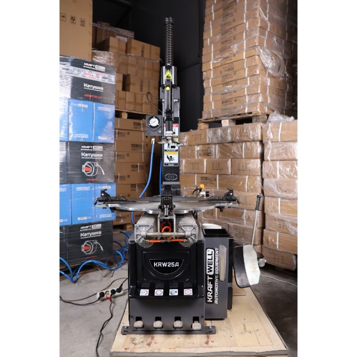 Шиномонтажный станок легковой KraftWell KRW25A/220, автоматический, 220В