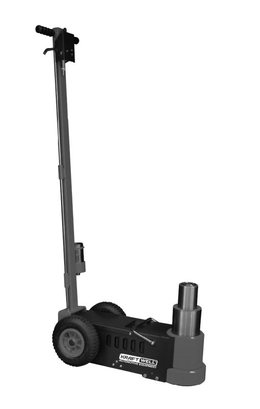 Домкрат подкатной пневмогидравлический 40/80 тонн KraftWell KRWAJ80-2L